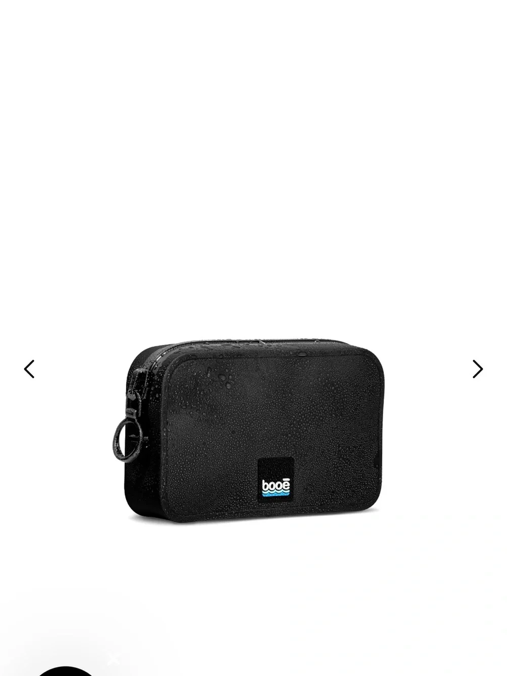 Black Waterproof Phone Belt Case with Clear ID Window